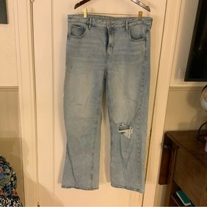 Womens 16 tall old navy wide leg jeans